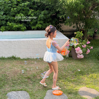 【PRE-ODER 10%OFF 〆6.30(火)】20.ACC) Candy Dot Swimwear (Bonnet Set)