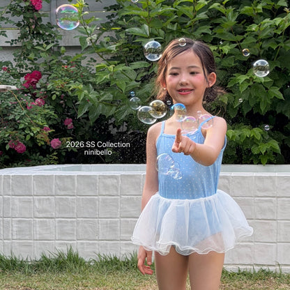 【PRE-ODER 10%OFF 〆6.30(火)】20.ACC) Candy Dot Swimwear (Bonnet Set)