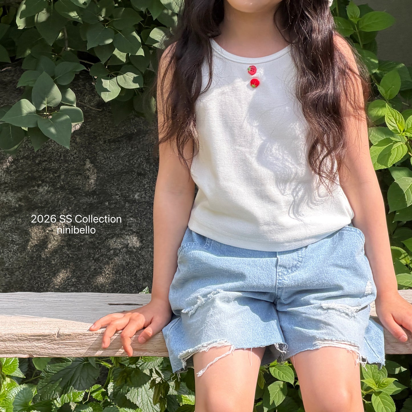 【PRE-ODER 10%OFF 〆6.30(火)】8.Tomato Button Sleeveless Tee