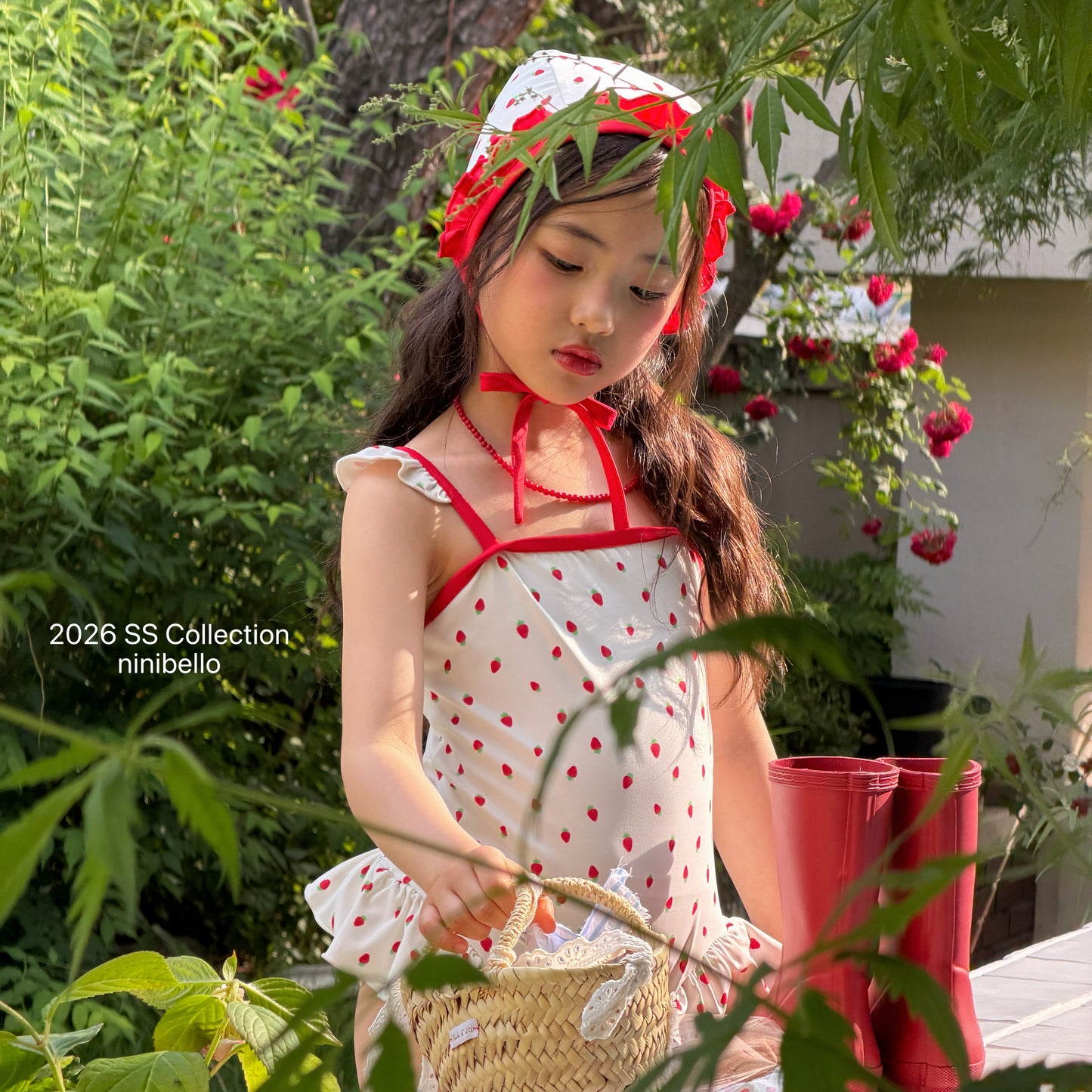 【PRE-ODER 10%OFF 〆6.30(火)】19.ACC) Rosy Berry Swimwear