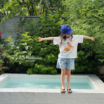 【PRE-ODER 10%OFF 〆6.30(火)】1.Scoop Scoop Short Sleeve Tee (+ ADULT)