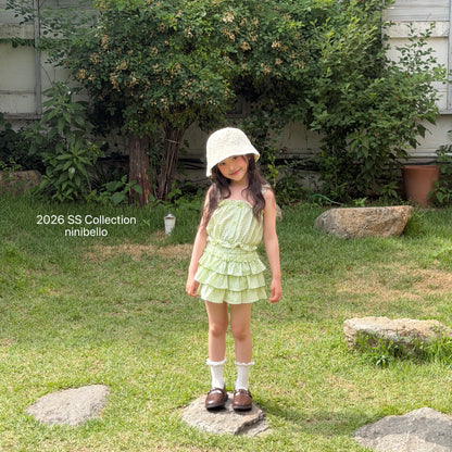 【PRE-ODER 10%OFF 〆6.30(火)】3.Saekom Tiered Skirt