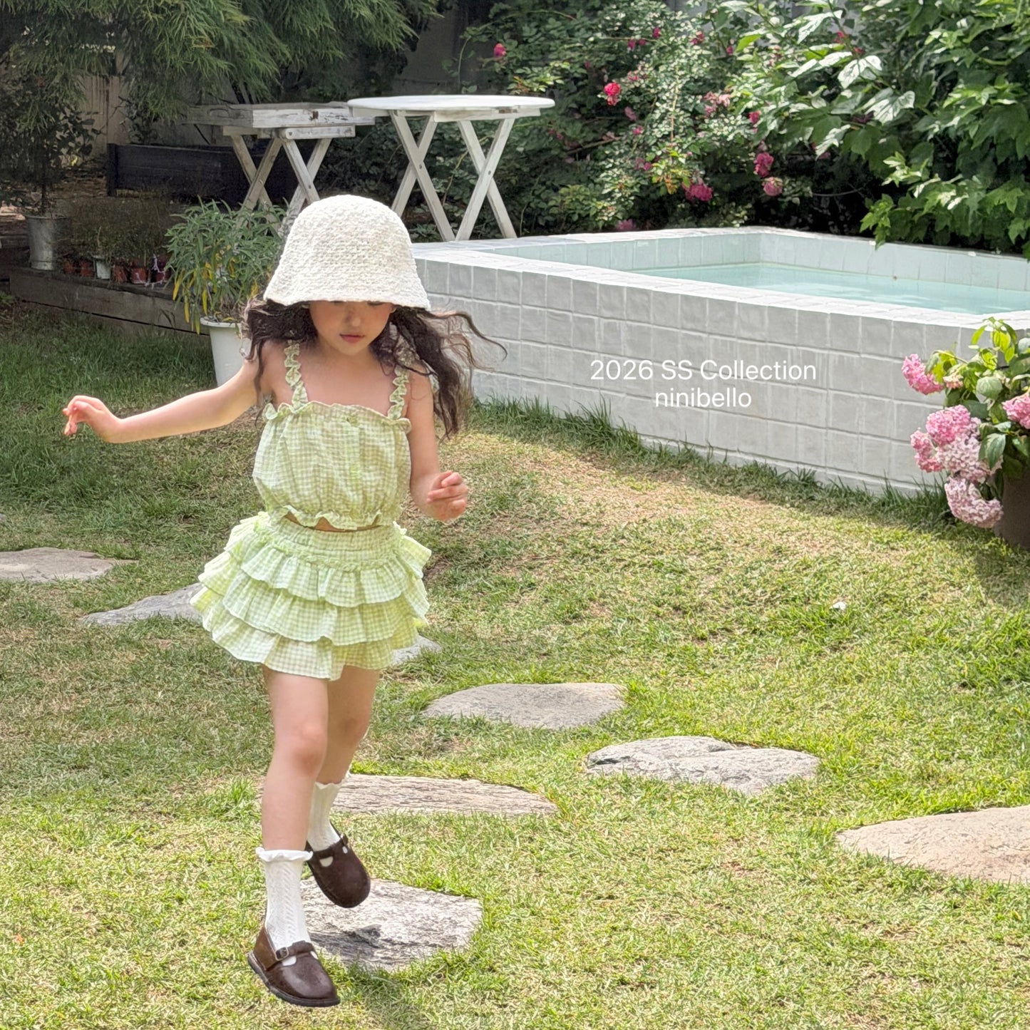 【PRE-ODER 10%OFF 〆6.30(火)】3.Saekom Tiered Skirt