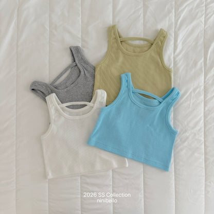 【PRE-ODER 10%OFF 〆6.30(火)】6.(BEBE 6) Tomato Button Sleeveless Top