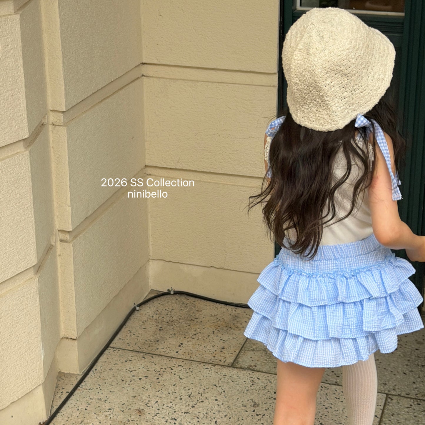 【PRE-ODER 10%OFF 〆6.30(火)】3.Saekom Tiered Skirt