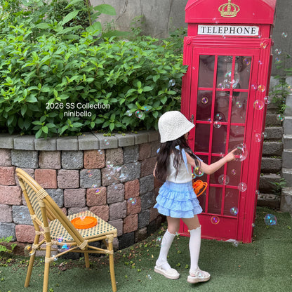 【PRE-ODER 10%OFF 〆6.30(火)】3.Saekom Tiered Skirt