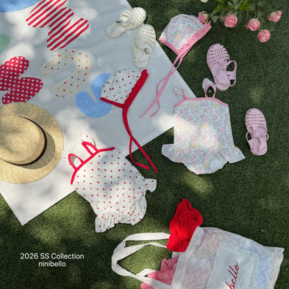 【PRE-ODER 10%OFF 〆6.30(火)】19.ACC) Rosy Berry Swimwear