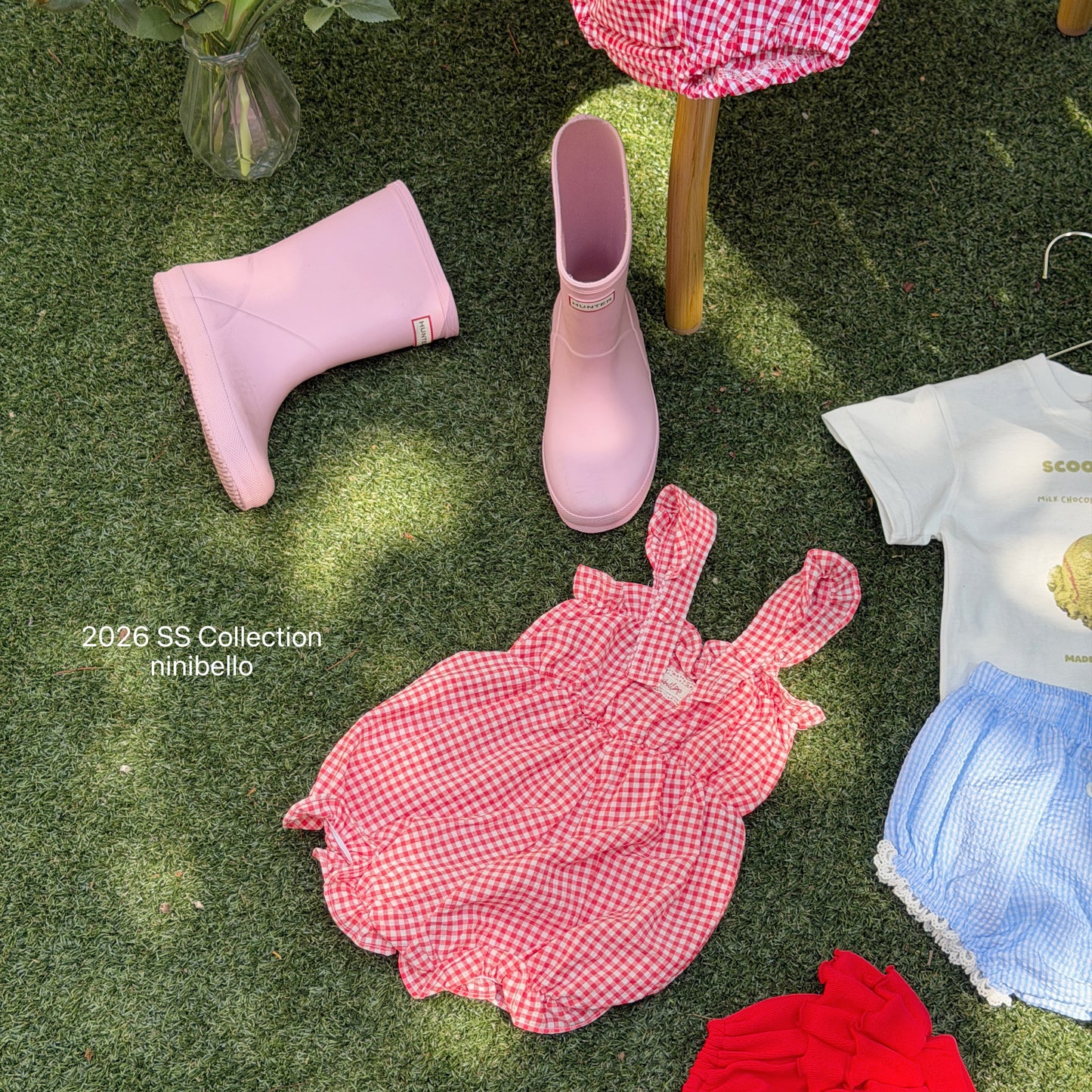 【PRE-ODER 10%OFF 〆6.30(火)】9.(BEBE 9) Picnic Overall Suit