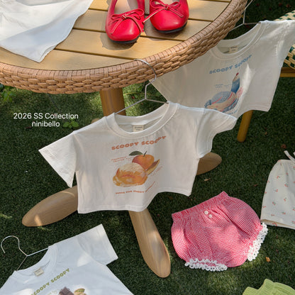 【PRE-ODER 10%OFF 〆6.30(火)】5.(BEBE 5) Scoop Scoop Tee
