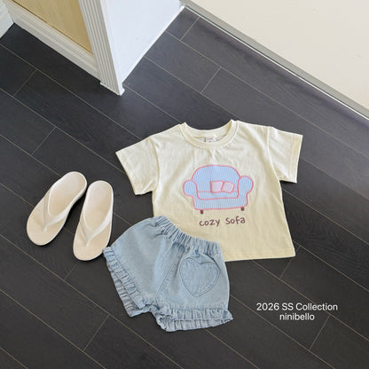 【PRE-ODER 10%OFF 〆6.30(火)】10.Heart Frill Denim Pants