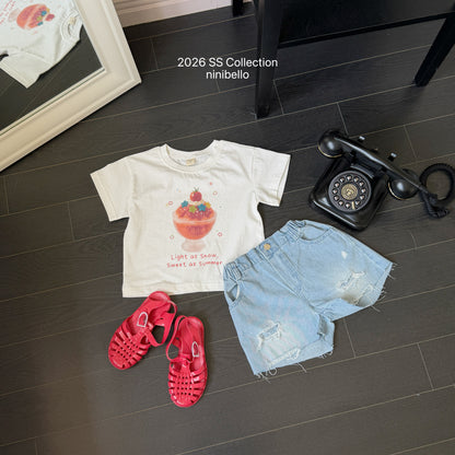 【PRE-ODER 10%OFF 〆6.30(火)】2.Summer Bingsu Tee