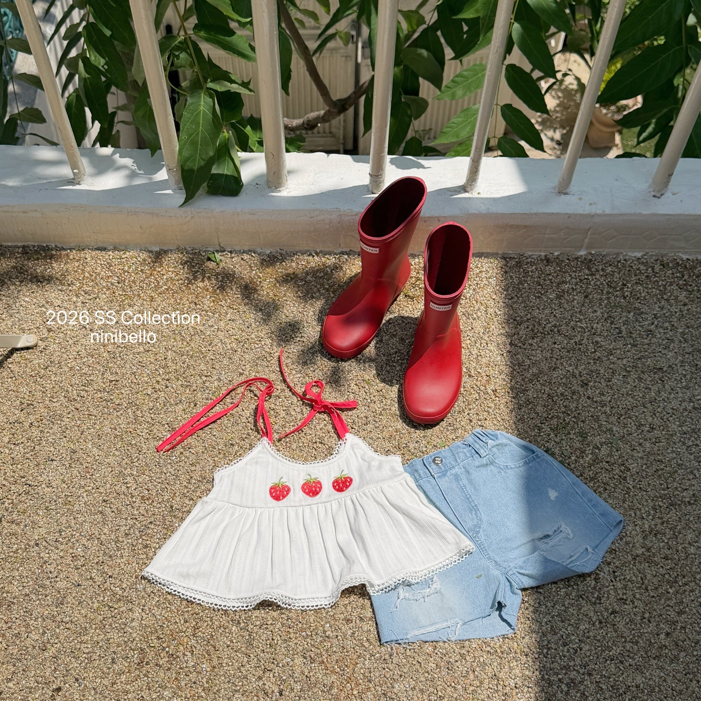 【PRE-ODER 10%OFF 〆6.30(火)】18.Berry Eyelet Blouse Top