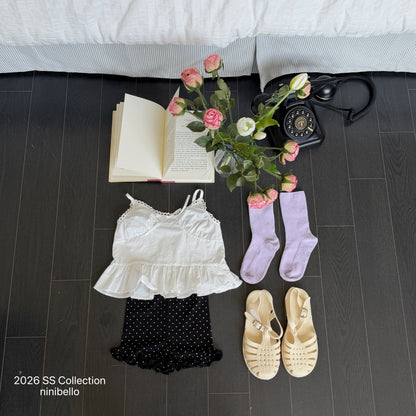 【PRE-ODER 10%OFF 〆6.30(火)】13.La Vie En Sleeveless Blouse