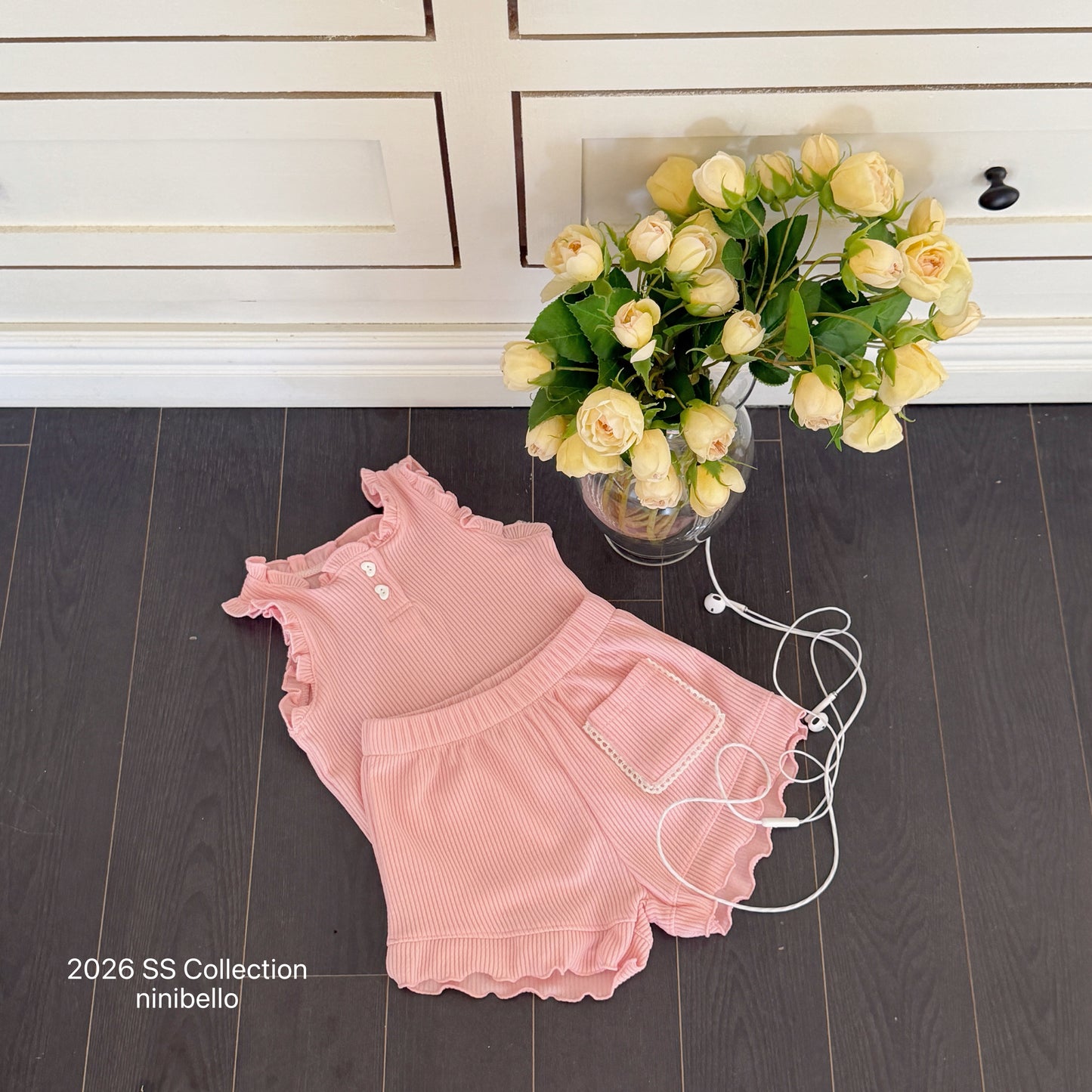 【PRE-ODER 10%OFF 〆6.30(火)】6.Romi Frill Sleeveless Tee