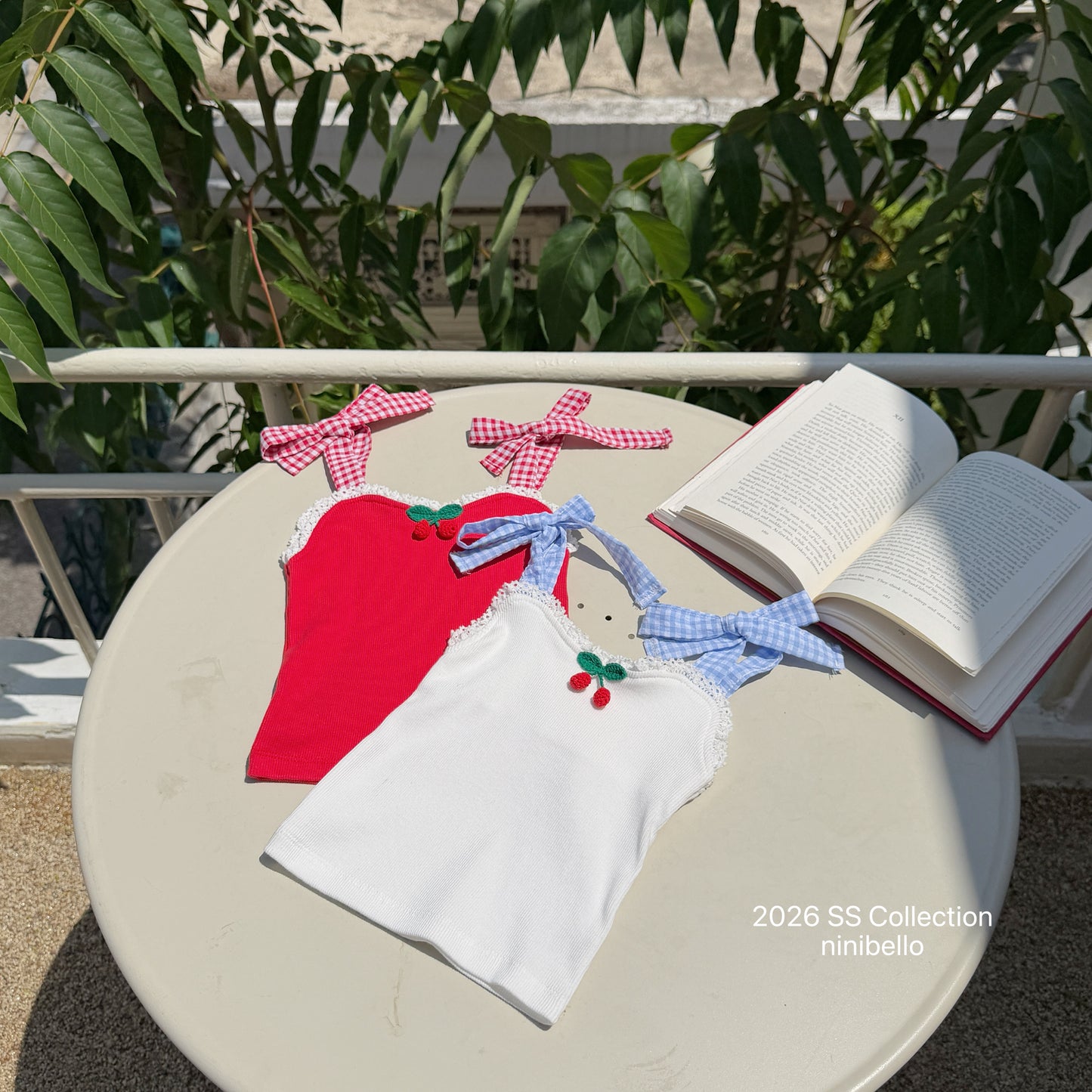 【PRE-ODER 10%OFF 〆6.30(火)】17.Cherry Bon Bon Sleeveless Top