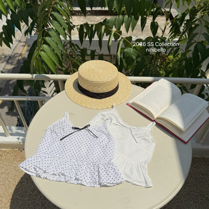 【PRE-ODER 10%OFF 〆6.30(火)】13.La Vie En Sleeveless Blouse