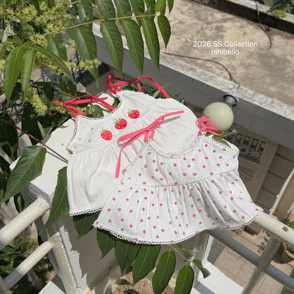 【PRE-ODER 10%OFF 〆6.30(火)】18.Berry Eyelet Blouse Top