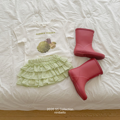 【PRE-ODER 10%OFF 〆6.30(火)】1.Scoop Scoop Short Sleeve Tee (+ ADULT)
