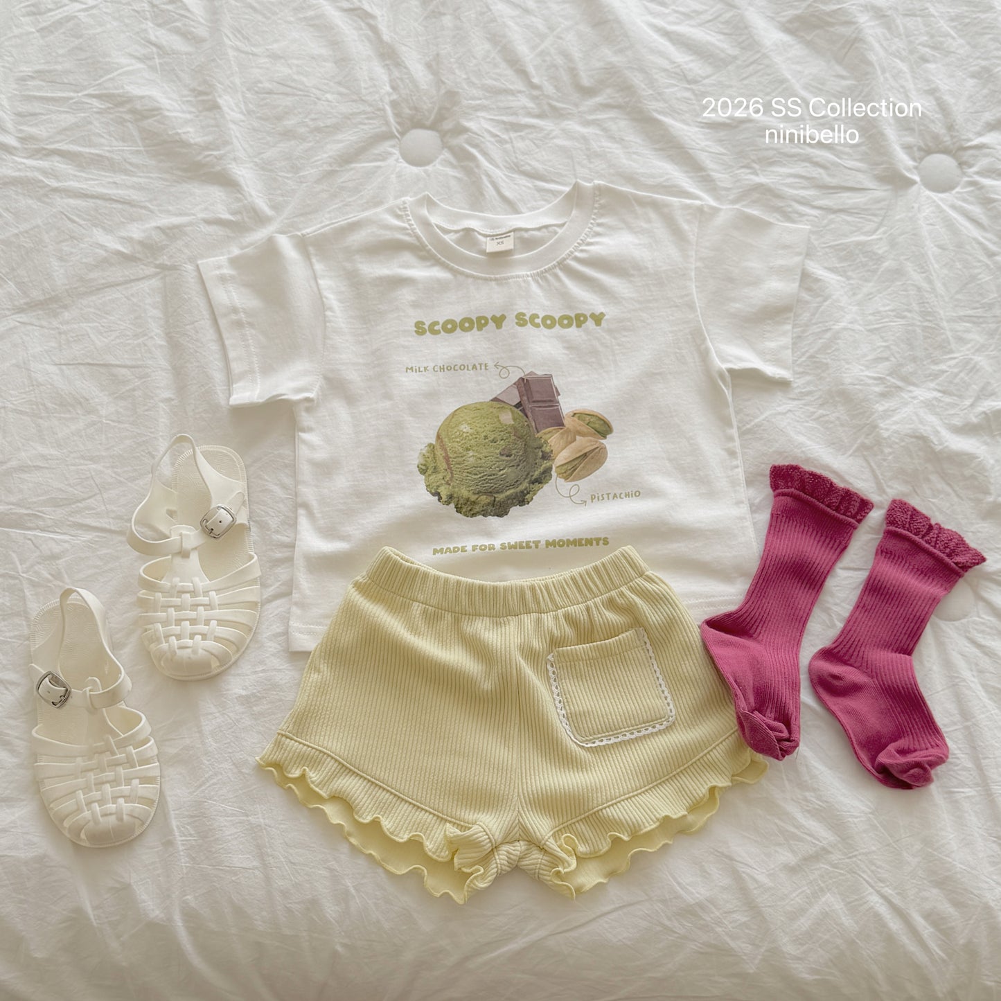 【PRE-ODER 10%OFF 〆6.30(火)】1.Scoop Scoop Short Sleeve Tee (+ ADULT)