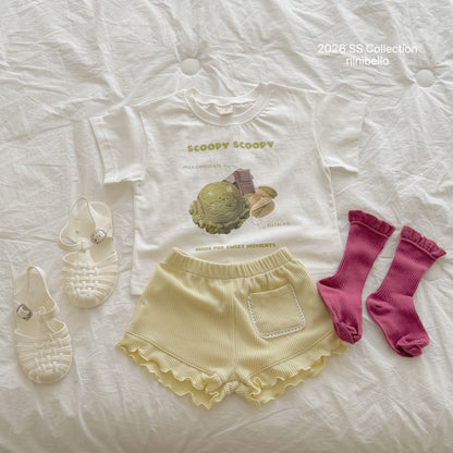 【PRE-ODER 10%OFF 〆6.30(火)】1.Scoop Scoop Short Sleeve Tee (+ ADULT)
