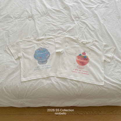 【PRE-ODER 10%OFF 〆6.30(火)】2.Summer Bingsu Tee