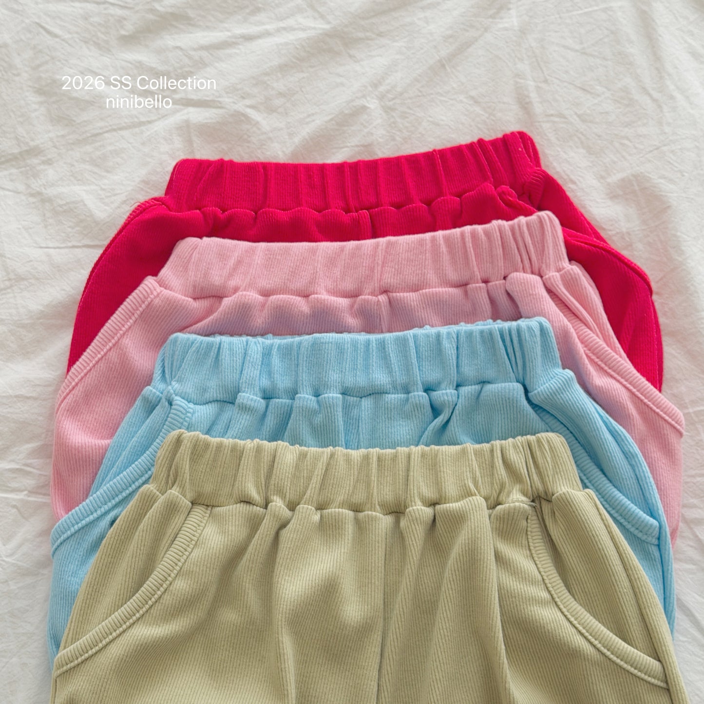 【PRE-ODER 10%OFF 〆6.30(火)】4.Pepe Ribbed Pants