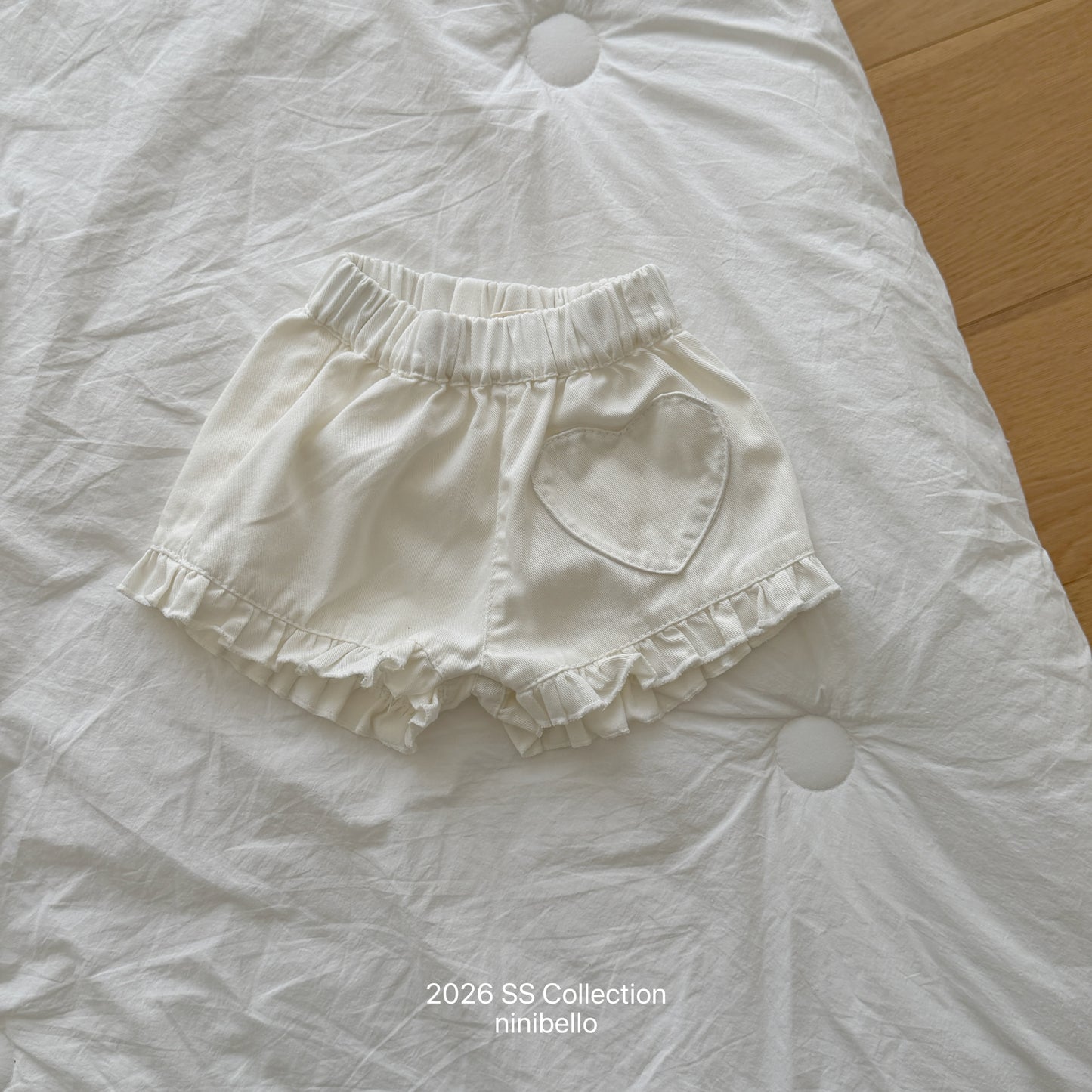 【PRE-ODER 10%OFF 〆6.30(火)】10.Heart Frill Denim Pants