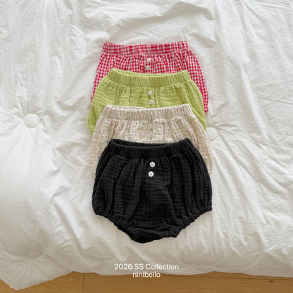 【PRE-ODER 10%OFF 〆6.30(火)】3.(BEBE 3) Kong Kong Button Bloomers