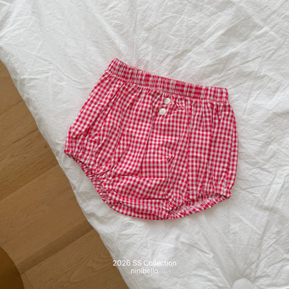 【PRE-ODER 10%OFF 〆6.30(火)】3.(BEBE 3) Kong Kong Button Bloomers