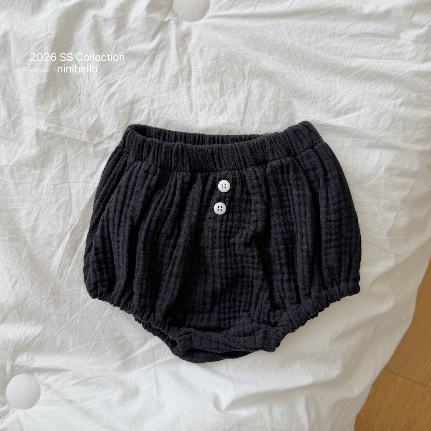 【PRE-ODER 10%OFF 〆6.30(火)】3.(BEBE 3) Kong Kong Button Bloomers