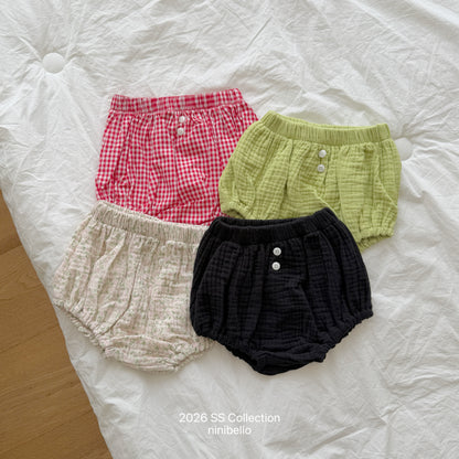 【PRE-ODER 10%OFF 〆6.30(火)】3.(BEBE 3) Kong Kong Button Bloomers