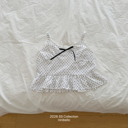 【PRE-ODER 10%OFF 〆6.30(火)】13.La Vie En Sleeveless Blouse