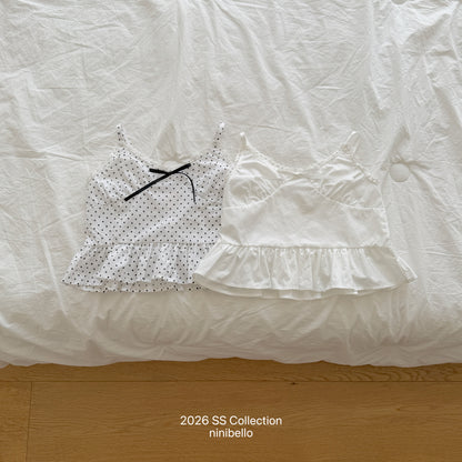 【PRE-ODER 10%OFF 〆6.30(火)】13.La Vie En Sleeveless Blouse