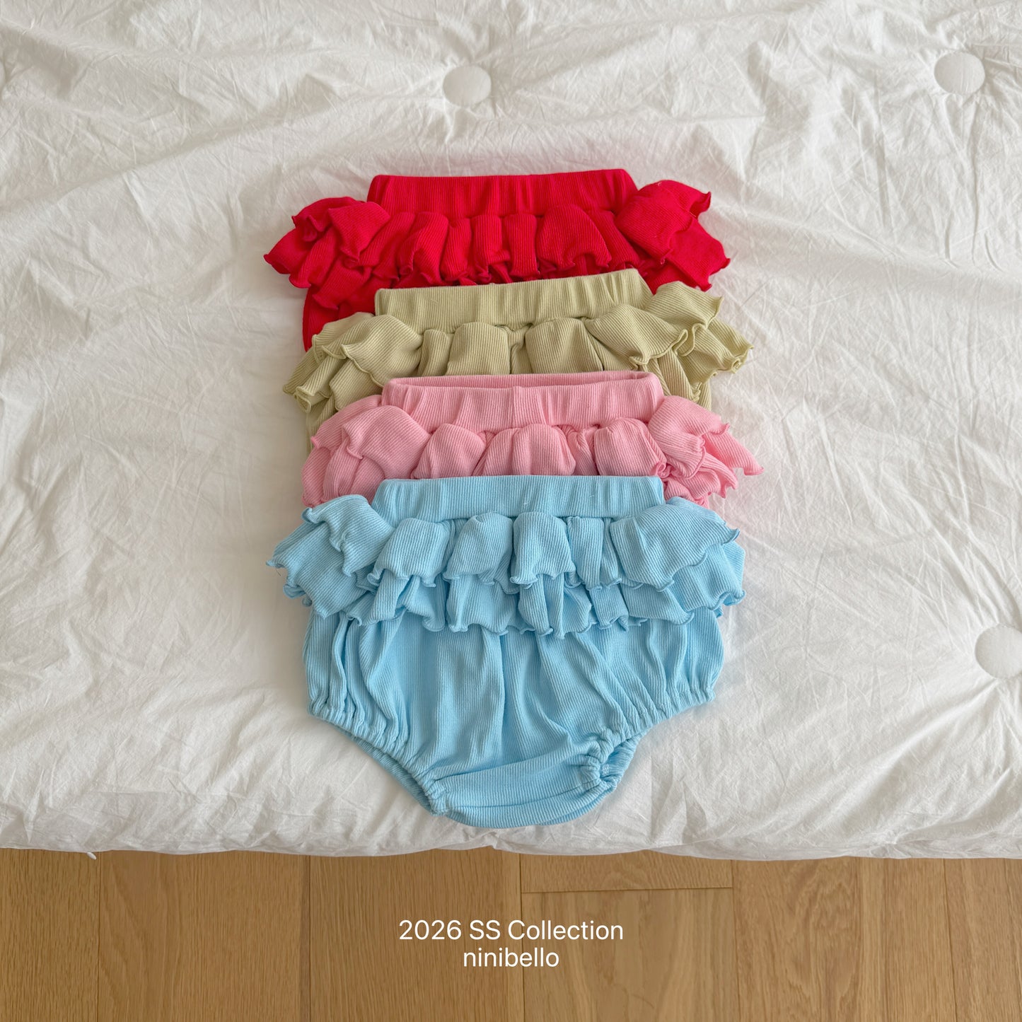 【PRE-ODER 10%OFF 〆6.30(火)】1.(BEBE 1) Pepe Frill Bloomers