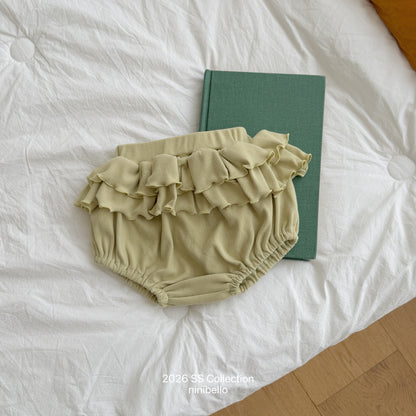 【PRE-ODER 10%OFF 〆6.30(火)】1.(BEBE 1) Pepe Frill Bloomers