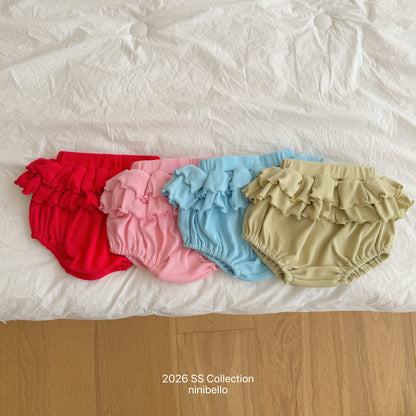 【PRE-ODER 10%OFF 〆6.30(火)】1.(BEBE 1) Pepe Frill Bloomers