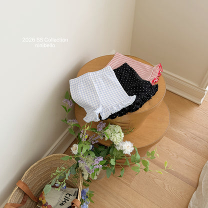 【PRE-ODER 10%OFF 〆6.30(火)】12.Mimi 3/4 Frill Leggings