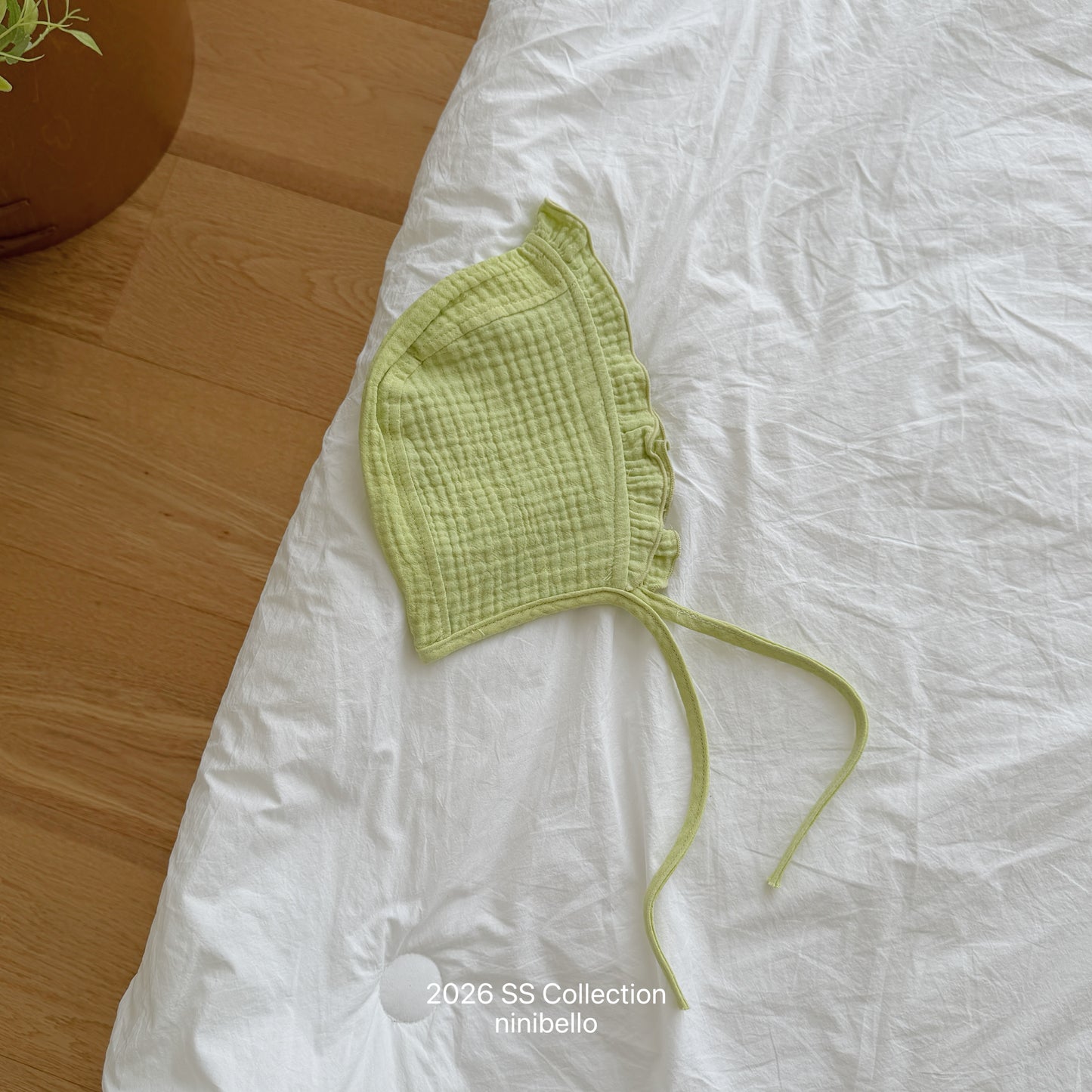 【PRE-ODER 10%OFF 〆6.30(火)】11.(BEBE 11) Kong Kong Frill Bonnet