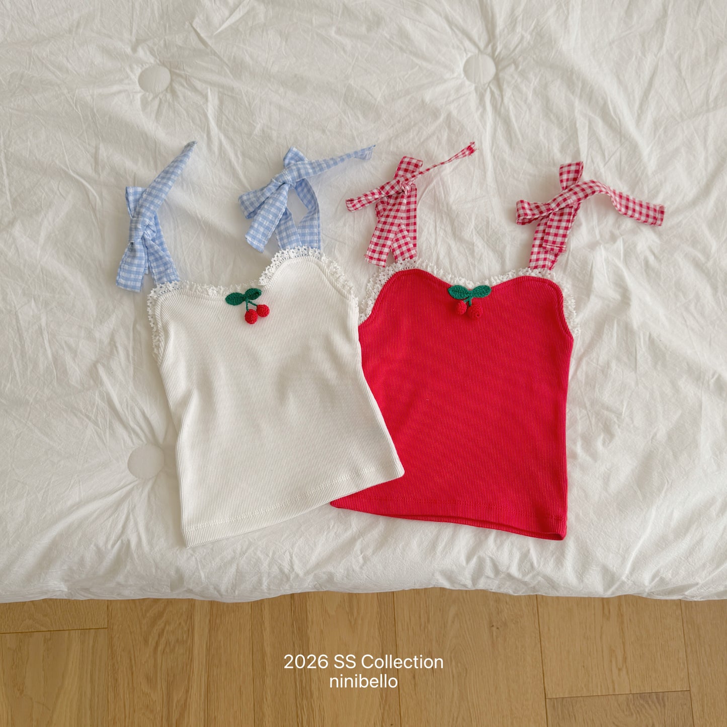 【PRE-ODER 10%OFF 〆6.30(火)】17.Cherry Bon Bon Sleeveless Top
