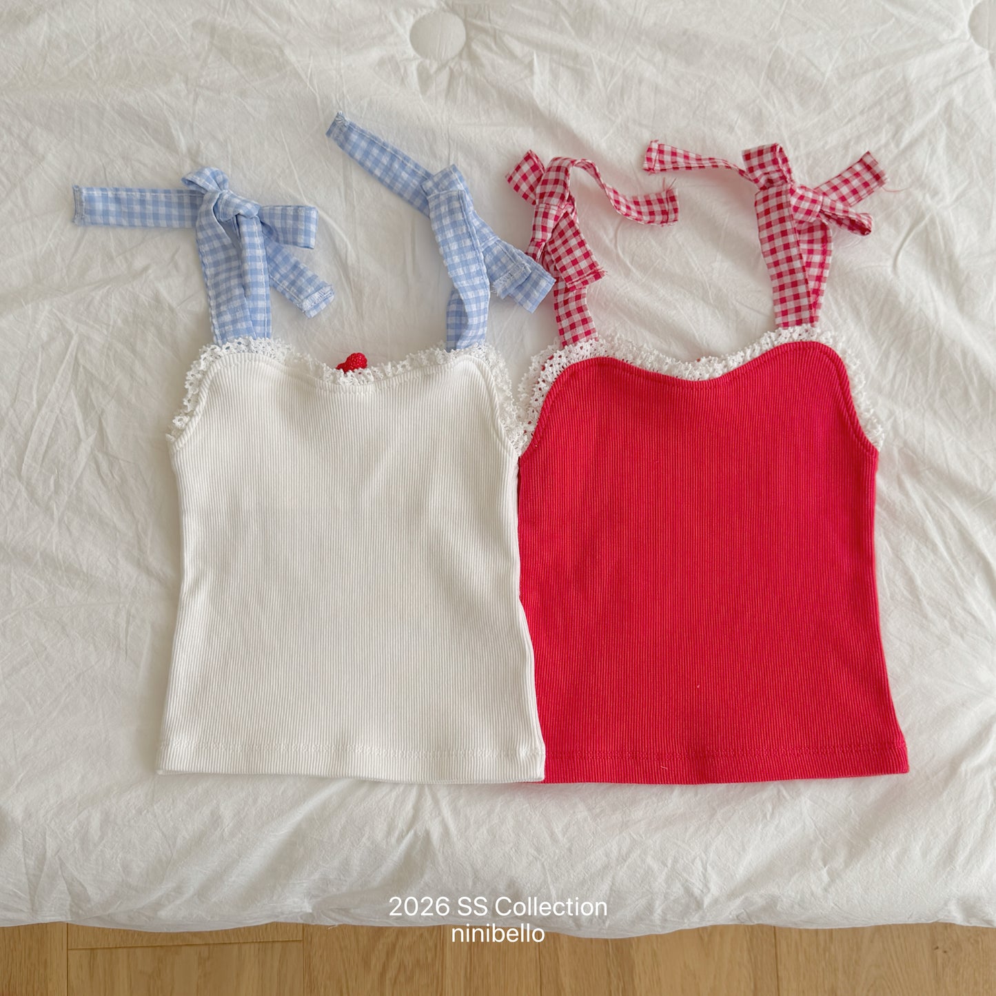【PRE-ODER 10%OFF 〆6.30(火)】17.Cherry Bon Bon Sleeveless Top