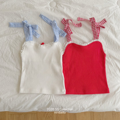 【PRE-ODER 10%OFF 〆6.30(火)】17.Cherry Bon Bon Sleeveless Top