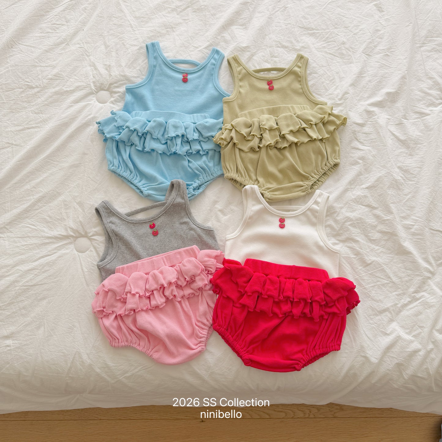 【PRE-ODER 10%OFF 〆6.30(火)】1.(BEBE 1) Pepe Frill Bloomers