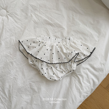【PRE-ODER 10%OFF 〆6.30(火)】7.(BEBE 7) Bubble Pop Skirt Bloomers