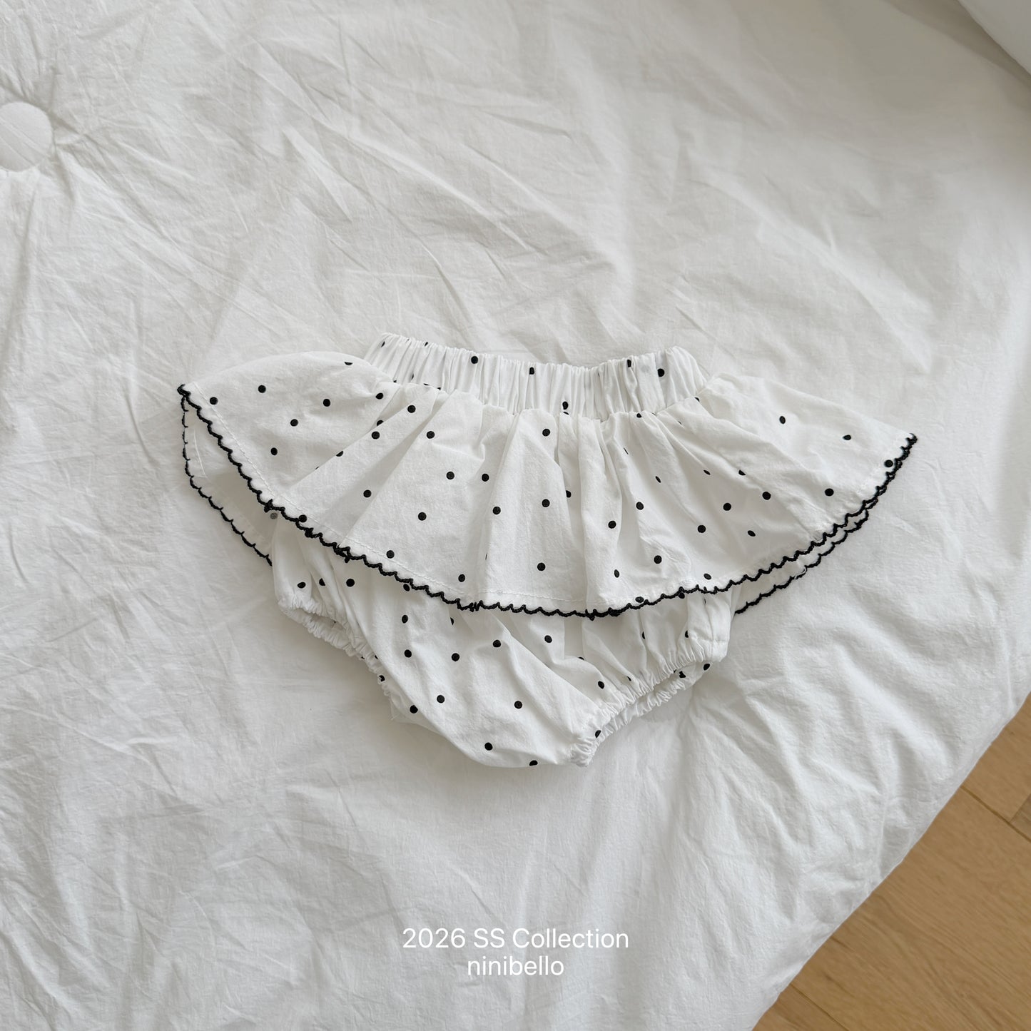 【PRE-ODER 10%OFF 〆6.30(火)】7.(BEBE 7) Bubble Pop Skirt Bloomers