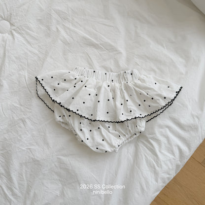 【PRE-ODER 10%OFF 〆6.30(火)】7.(BEBE 7) Bubble Pop Skirt Bloomers