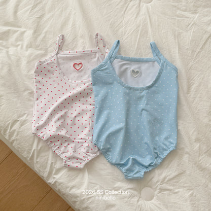 【PRE-ODER 10%OFF 〆6.30(火)】20.ACC) Candy Dot Swimwear (Bonnet Set)