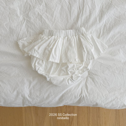 【PRE-ODER 10%OFF 〆6.30(火)】7.(BEBE 7) Bubble Pop Skirt Bloomers