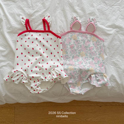 【PRE-ODER 10%OFF 〆6.30(火)】19.ACC) Rosy Berry Swimwear