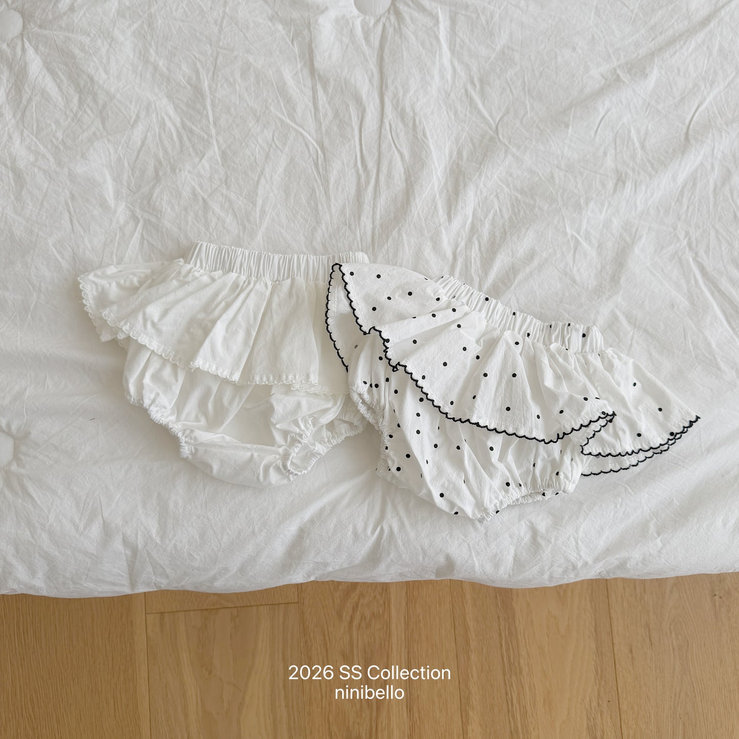 【PRE-ODER 10%OFF 〆6.30(火)】7.(BEBE 7) Bubble Pop Skirt Bloomers