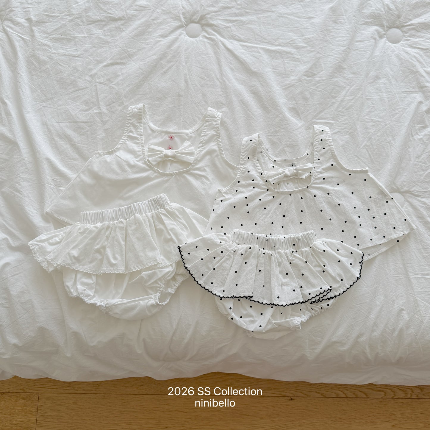 【PRE-ODER 10%OFF 〆6.30(火)】7.(BEBE 7) Bubble Pop Skirt Bloomers